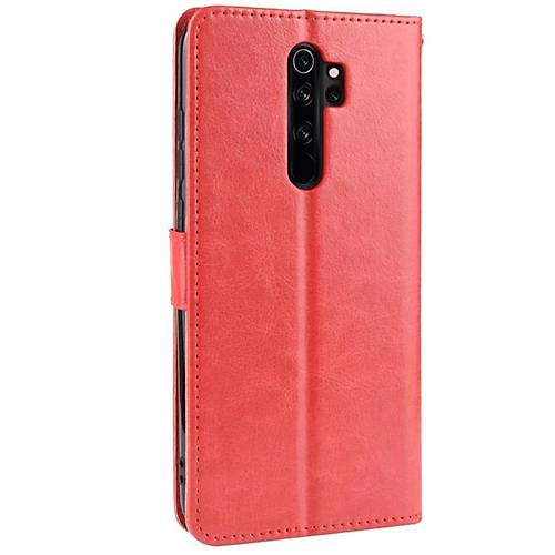 Redmi Note 8 Pro K�l�f Trend S Plus Kapakl� K�l�f - K�rm�z�