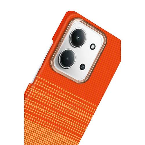 Redmi 15C 4G Vega Magsafe Kapak - Turuncu
