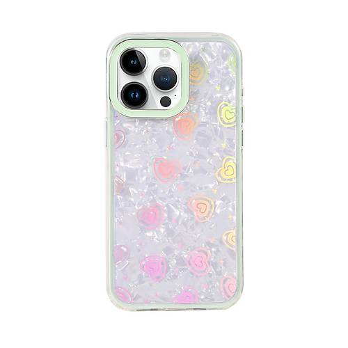 iPhone 15 Lumi Desenli Kapak - Ye�il