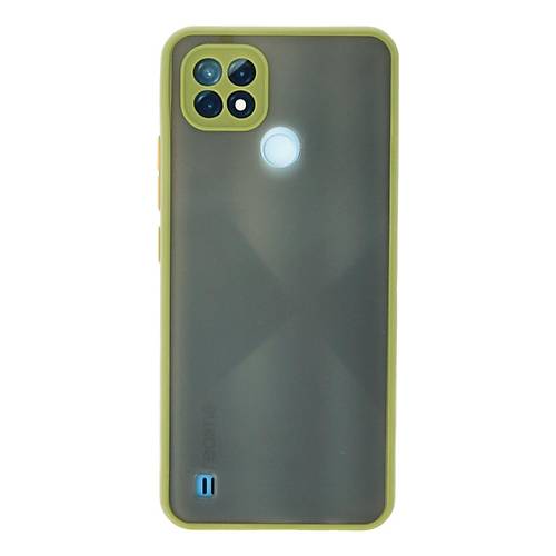 Realme C21 K�l�f Montreal Silikon Kapak - A��k Ye�il