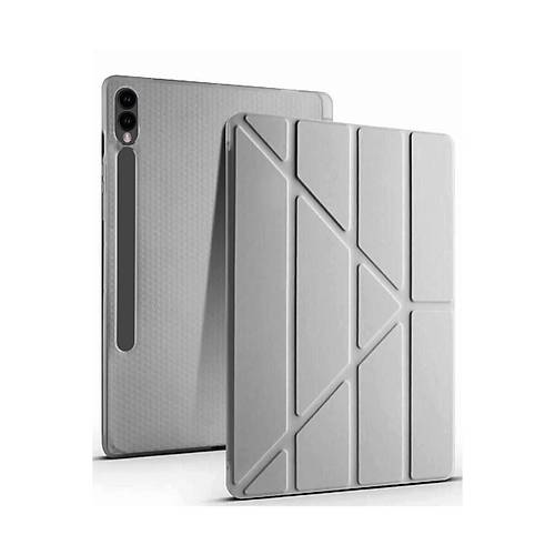 Galaxy X510 Tab S9 FE 11 K�l�f Kalemlikli Mars Tablet K�l�f� - Koyu Gri