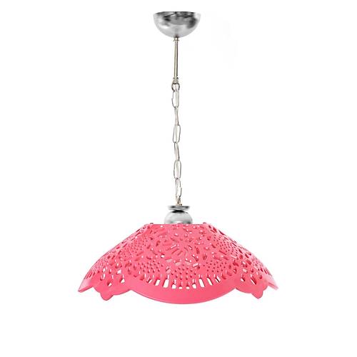 Fu�ya Akrilik Avize Soft Pembe Modern Ayd�nlatma 35x35x12 cm