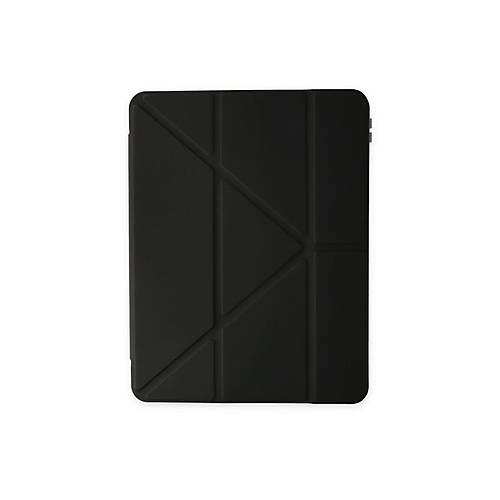 iPad 10.2 (8.nesil) K�l�f Kalemlikli Hugo Tablet K�l�f� - Siyah