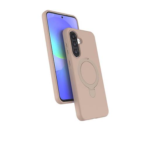 Galaxy A26 Regal Magsafe Standl� Kapak - ��l Titanyum