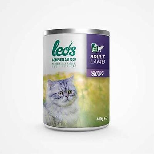 Kuzu Par�a Etli Soslu Yeti�kin Kedi Konservesi 24 Adet 400 Gr