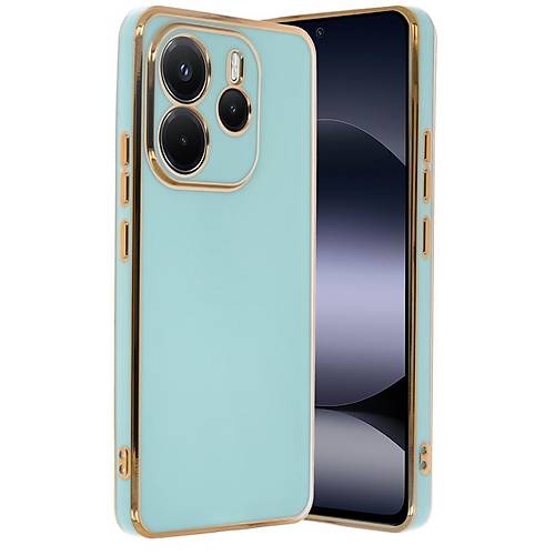 Redmi Note 14 4G K�l�f Volet Silikon - A��k Ye�il