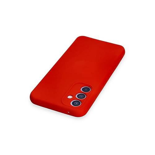 Galaxy A54 5G K�l�f Nano i�i Kadife Silikon - K�rm�z�