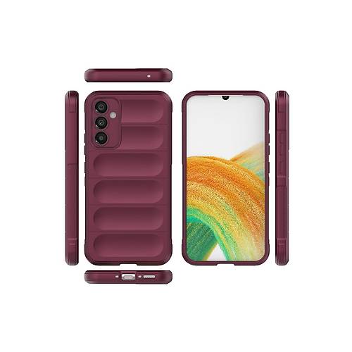 Galaxy A15 4G K�l�f Optimum Silikon - Bordo