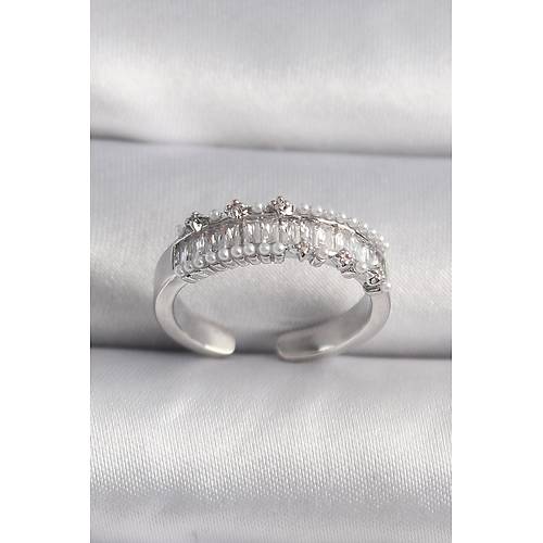 Pirin� G�m�� Renk Zirkon Ta�l� �nci Detay VIP Seri Kad�n Y�z�k