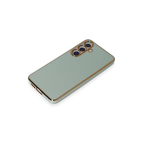 Galaxy S24 Plus K�l�f Volet Silikon - A��k Ye�il