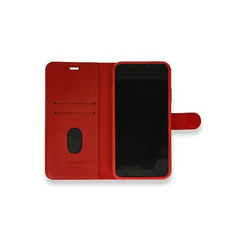 iPhone 12 Mini K�l�f Trend S Plus Kapakl� K�l�f - K�rm�z�