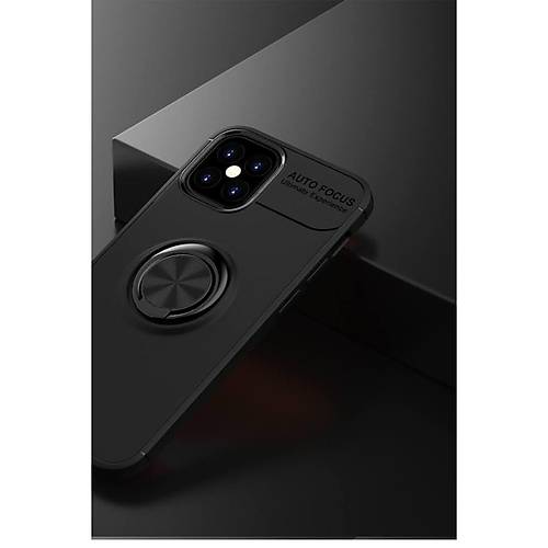 iPhone 12 Mini K�l�f Range Y�z�kl� Silikon - Siyah