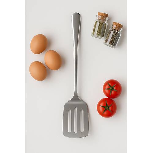 Paslanmaz �elik Servis Spatula 26 cm Yemek ve Tatl� Sunum Spatulas�