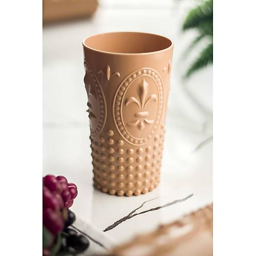 Akrilik Bal Tekli Uzun Bardak & Su Me�rubat Barda�� 750 ml ( B�y�k Boy & Cam De�ildir )