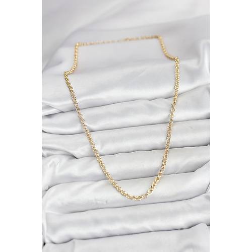 CM Gold Renk Pirin� Halkal� Model Kad�n Kolye