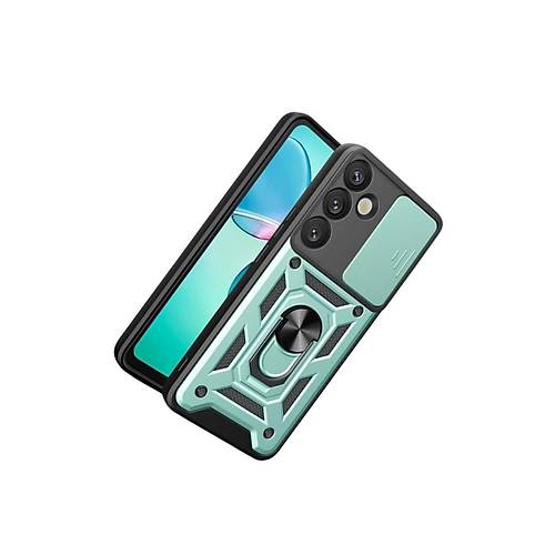 Galaxy S26 Pars Lens Y�z�kl� Silikon - Ye�il