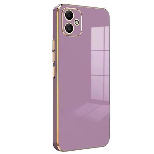 Galaxy A05 K�l�f Volet Silikon - Mor