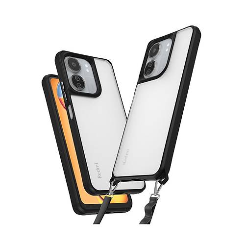 Redmi 13C K�l�f Penta Silikon K�l�f - Siyah