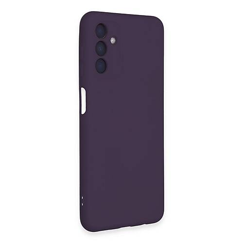 Galaxy A24 4G K�l�f Nano i�i Kadife Silikon - Mor