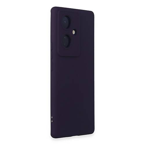 V29 Lite K�l�f Nano i�i Kadife Silikon - Mor