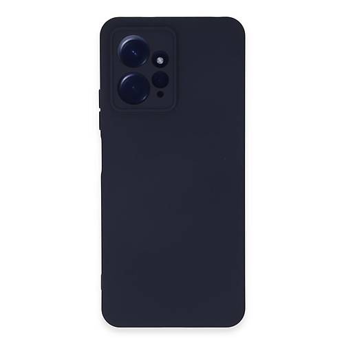 Redmi Note 12 4G K�l�f Nano i�i Kadife Silikon - Lacivert