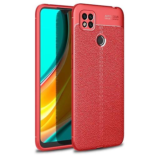 Redmi 9C K�l�f Auto Focus Kapak - K�rm�z�