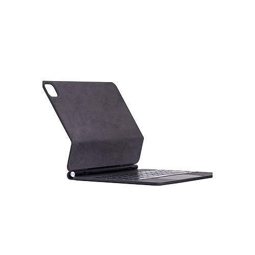 iPad Pro 13 (2024) K�l�f X9P Magic Manyetik Klavyeli Tablet K�l�f� - Siyah