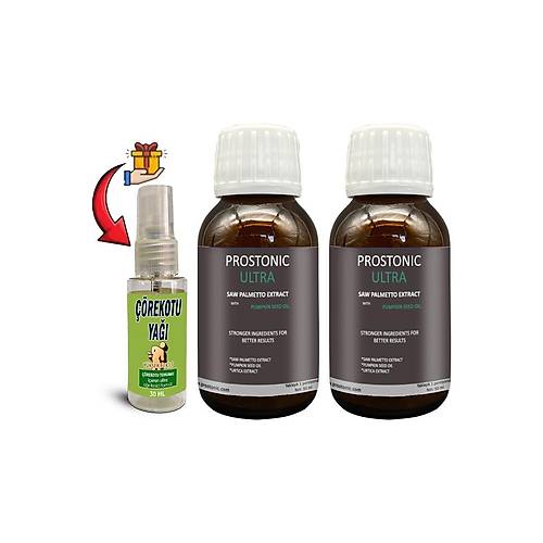 Prostonic Ultra 2 Kutu Erkeklere Sawpalmettolu Kabak �ekirde�i Ekstratl� 50 ml �urup + ��rek Otu Ya�