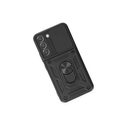Galaxy S23 FE K�l�f Pars Lens Y�z�kl� Silikon - Siyah