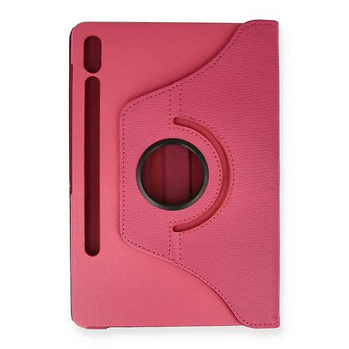 Galaxy T860 Tab S6 10.5 K�l�f 360 Tablet Deri K�l�f - Pembe