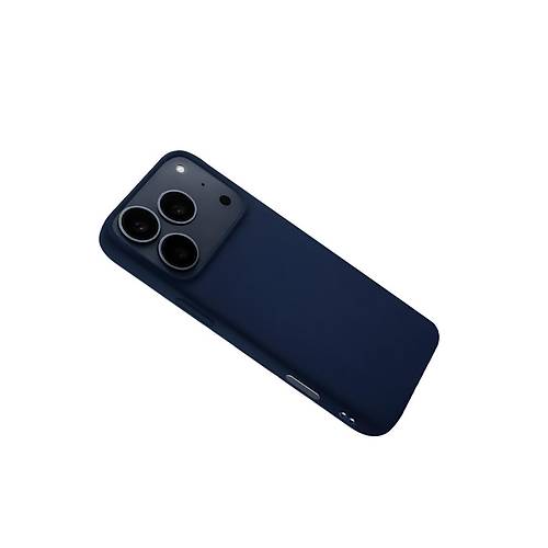 iPhone 17 Pro Max Nano i�i Kadife Silikon - Lacivert