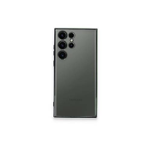 Galaxy S23 Ultra K�l�f Razer Lensli Silikon - Ye�il