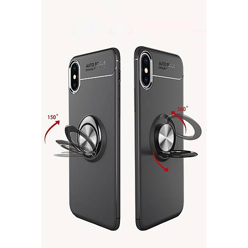 iPhone XS K�l�f Range Y�z�kl� Silikon - K�rm�z�