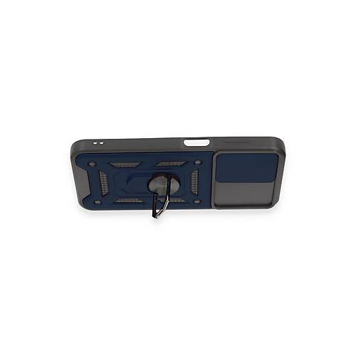 Galaxy M14 5G K�l�f Pars Lens Y�z�kl� Silikon - Lacivert