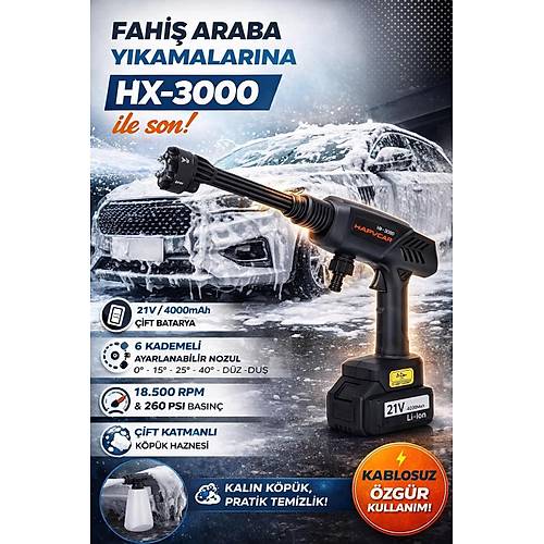 21V 4000mAh Li-ion Kablosuz Y�kama Tabancas� (Siyah)