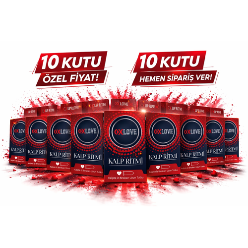 OXLove Kalp Ritmi Prezervatif 10'lu ,10 Kutu G�venli Koruma �zel  Paket
