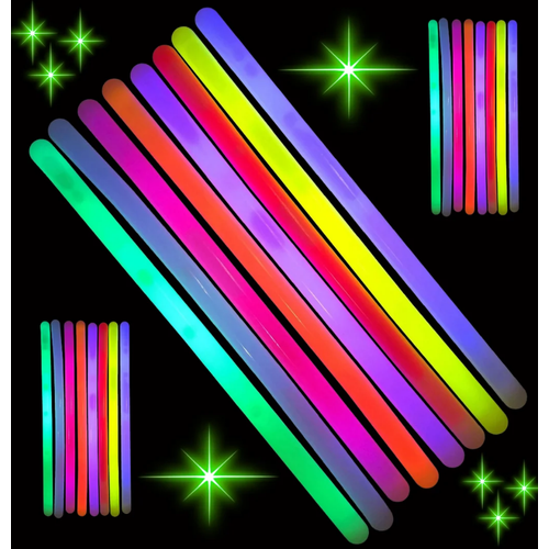 Karanl�kta Parlayan Fosforlu Glow Kal�n �ubuk 30 cm 1 Adet