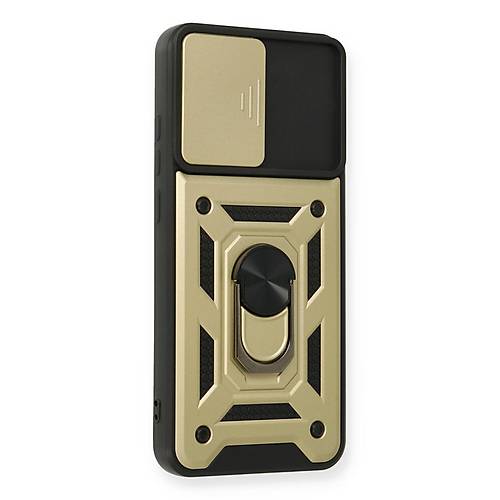 Galaxy A03S K�l�f Pars Lens Y�z�kl� Silikon - Gold