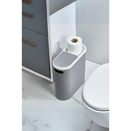 Gri Kapakl� WC Ka��tl�kl� ��p Kovas� & Ofis ��p Kovas� 10 Lt
