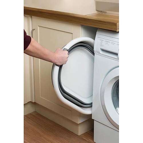 Katlanabilir Silikon �ama��r Sepeti & Akordiyon Katlan�r Sepet 27 Lt