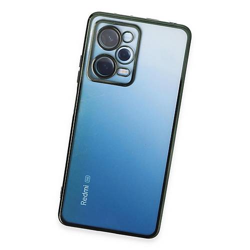 Redmi Note 12 Pro 5G K�l�f Razer Lensli Silikon - Ye�il