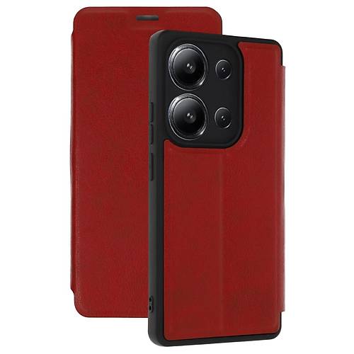 Redmi 15C 4G Flip Cover - K�rm�z�