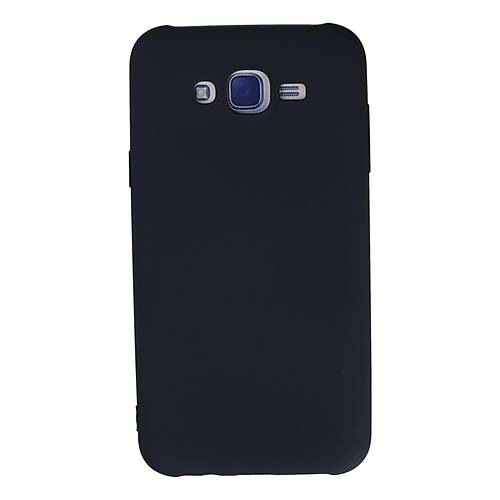 Galaxy J7 K�l�f Nano i�i Kadife Silikon - Lacivert
