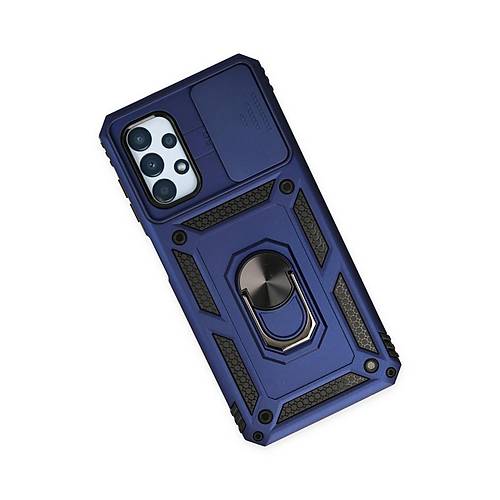Galaxy A33 5G K�l�f Pars Lens Y�z�kl� Silikon - Lacivert