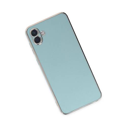 Galaxy A04 K�l�f Volet Silikon - A��k Ye�il