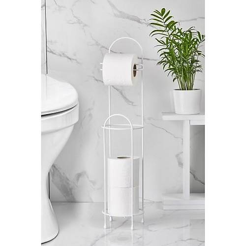 Ferforje Wc Tuvalet Ka��tl�k Beyaz