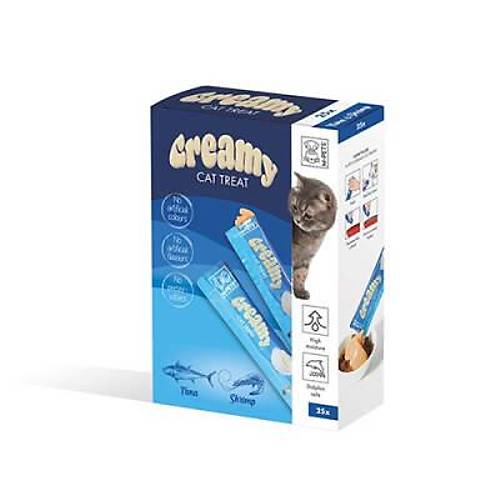 Ton Bal�kl� ve Karidesli Krema Kedi �d�l Mamas� 25x15 Gr