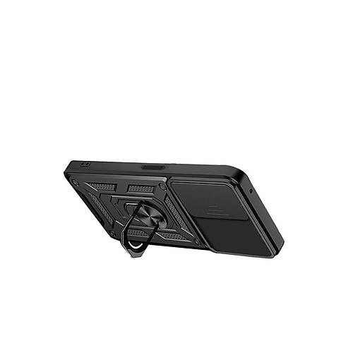 Redmi Note 13 4G K�l�f Pars Lens Y�z�kl� Silikon - Siyah