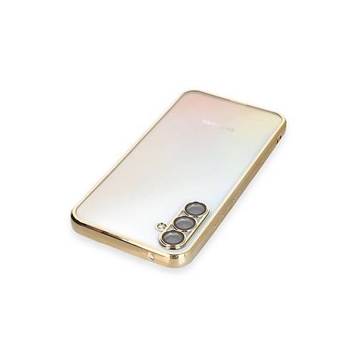 Galaxy A34 5G K�l�f Razer Lensli Silikon - Gold