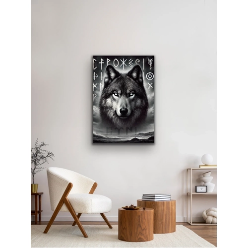 Asil Kurt Kanvas Tablo 70x100cm